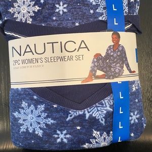 Nautica Fleece Pajamas NWT 2 piece